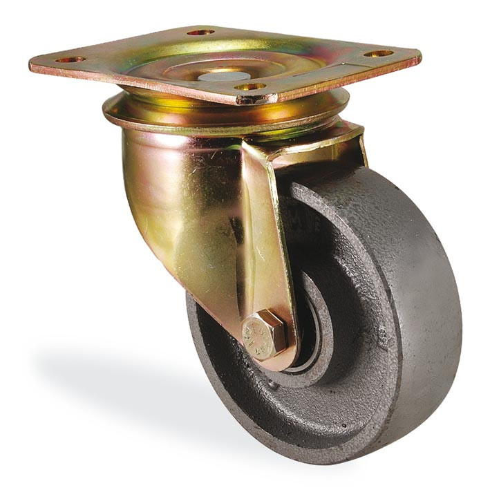 6102 DAR 150 | 150 mm Plated Cast Iron Roller Bearings Swivel Caster
