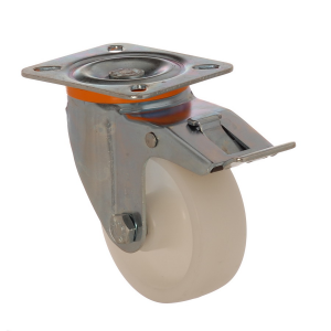 4112 MAB 080 F6 | 80 mm Çaplı Tablalı Moblen (PP) Burçlu Frenli Döner Teker 4112 MAB 080 F6 | 80 mm Çaplı Tablalı Moblen (PP) Burçlu Frenli Döner Teker